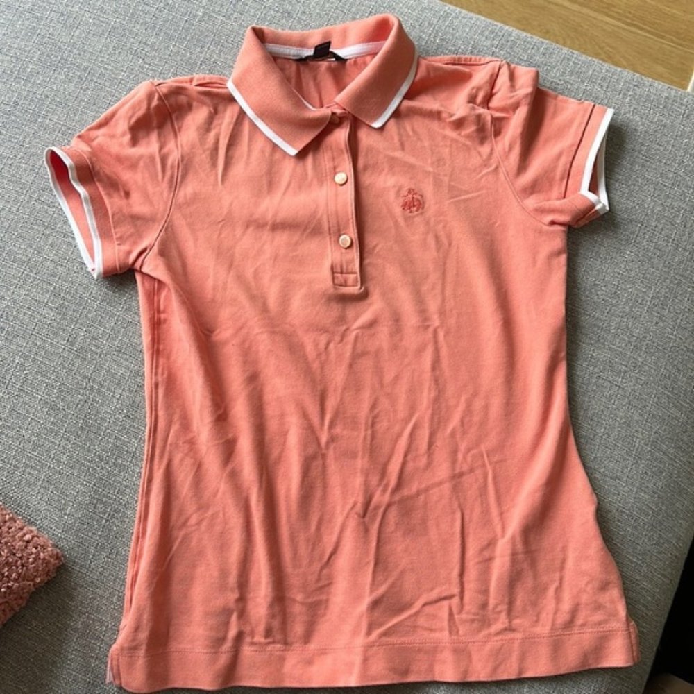Brooks brothers coral women’s polo size xs. Excellent condition barely worn!